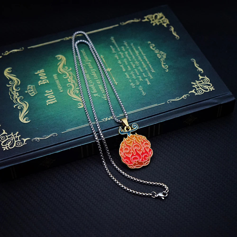 One piece devil fruits necklace