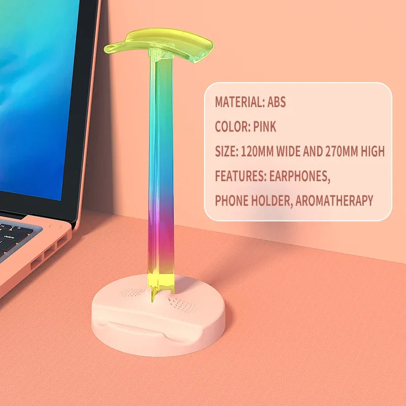 RGB gaming headset stand