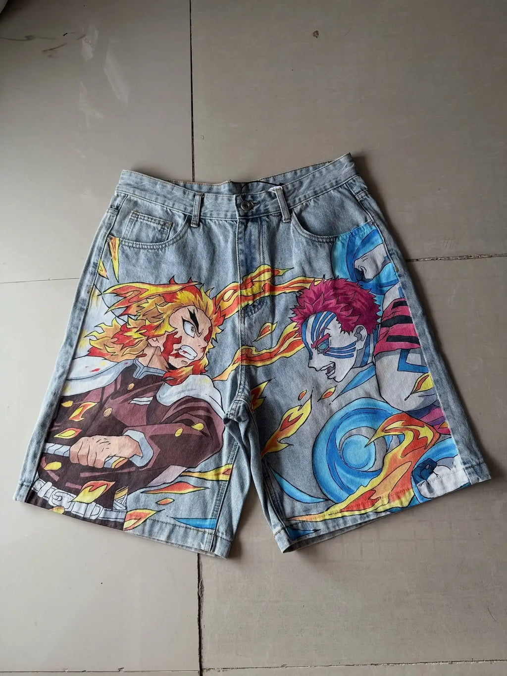 ANIME DENIM SHORT