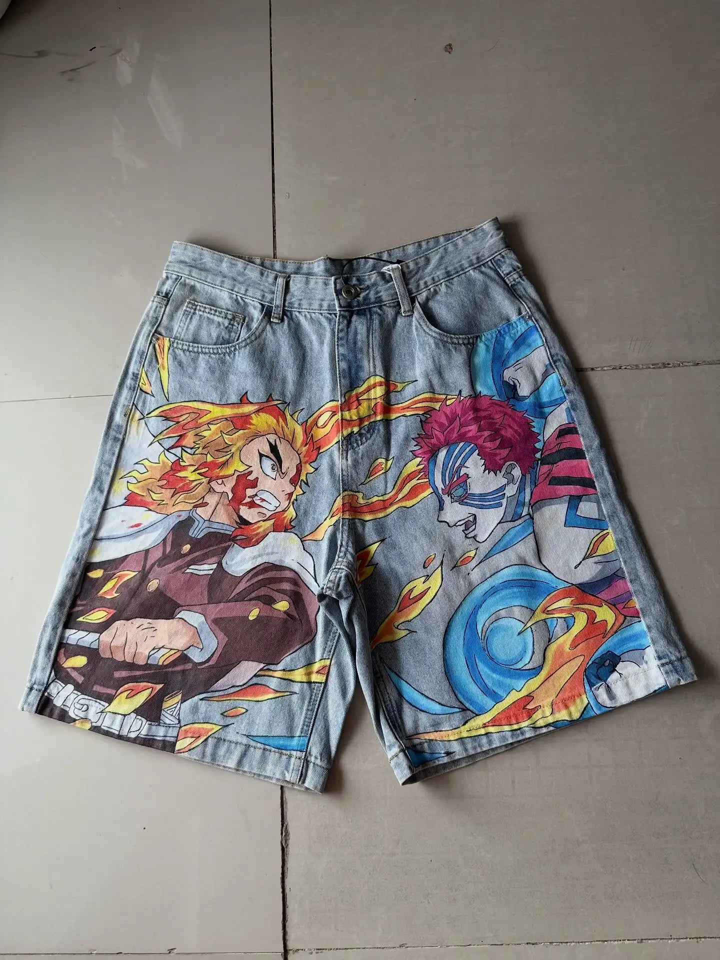 ANIME DENIM SHORT