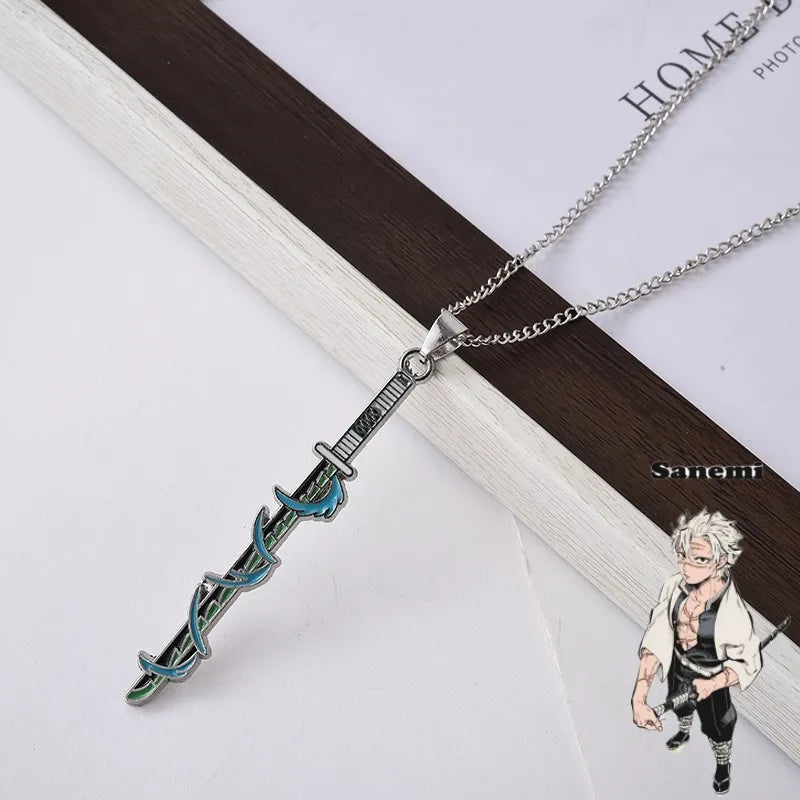 Demonslayer swords necklace