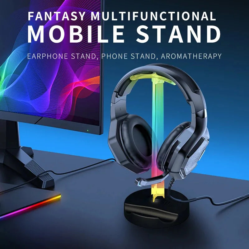 RGB gaming headset stand