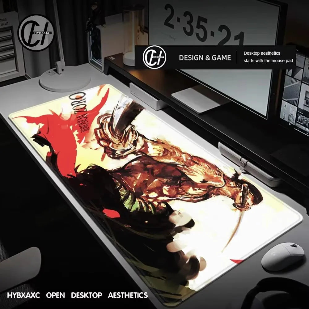 roronoa zoro one piece mousepad