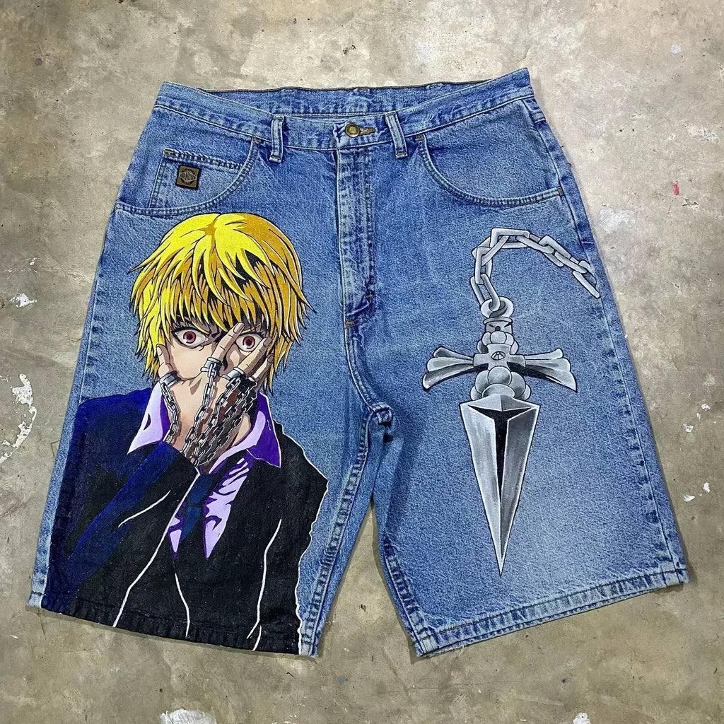 ANIME DENIM SHORT