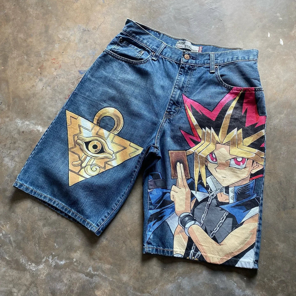 ANIME DENIM SHORT
