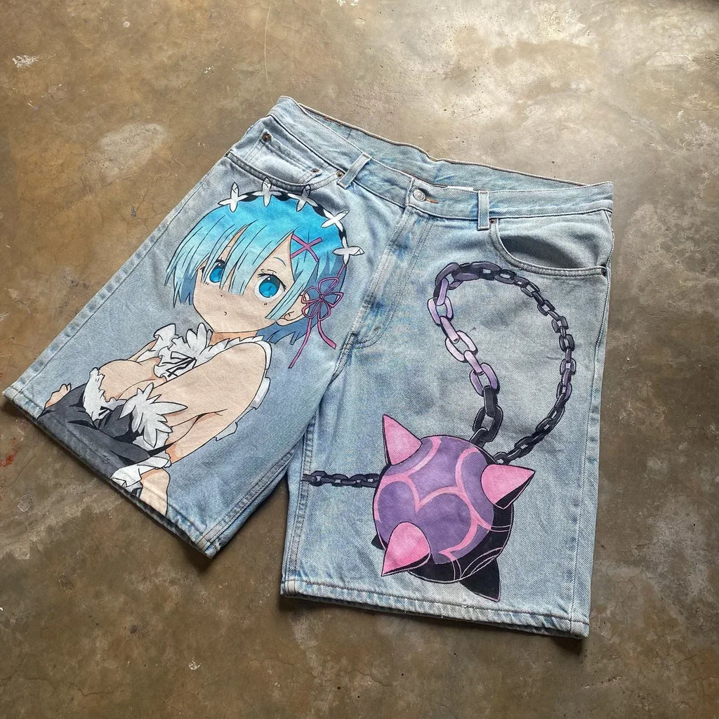 ANIME DENIM SHORT