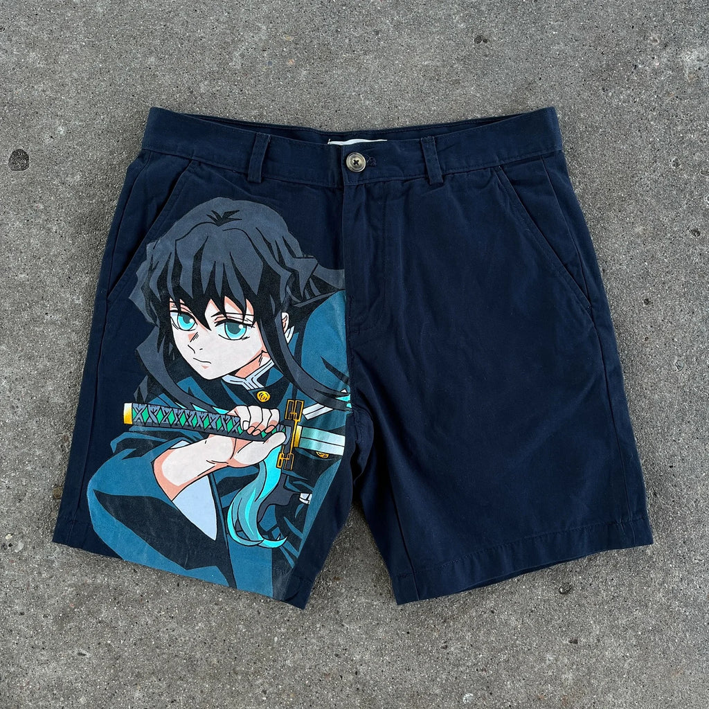 ANIME DENIM SHORT