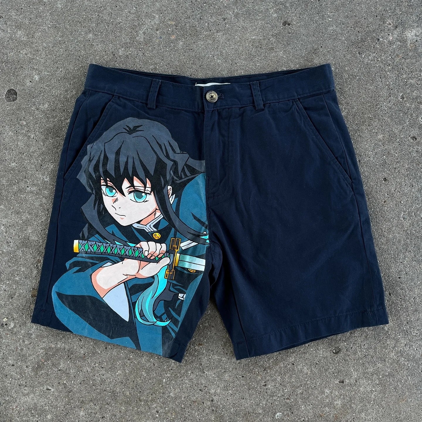 ANIME DENIM SHORT