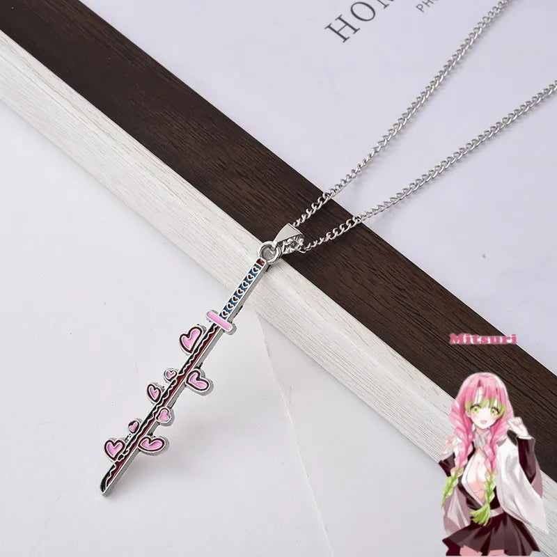 Demonslayer swords necklace