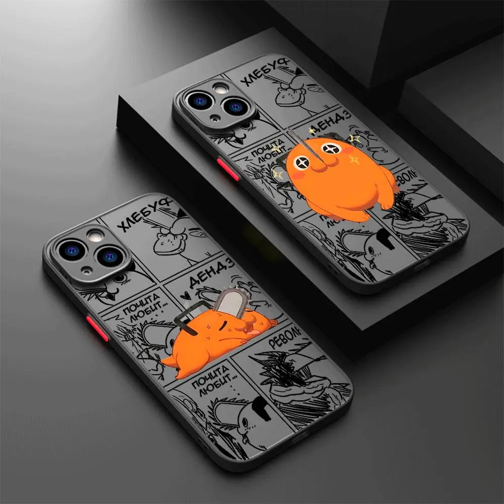 Chainsawman pochita iphone case