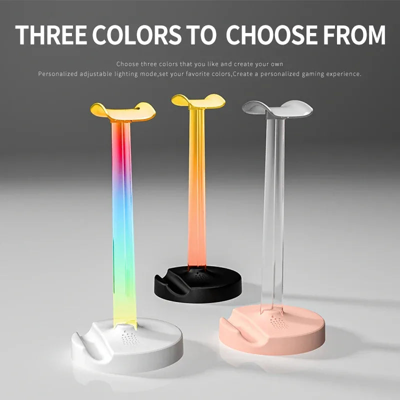 RGB gaming headset stand