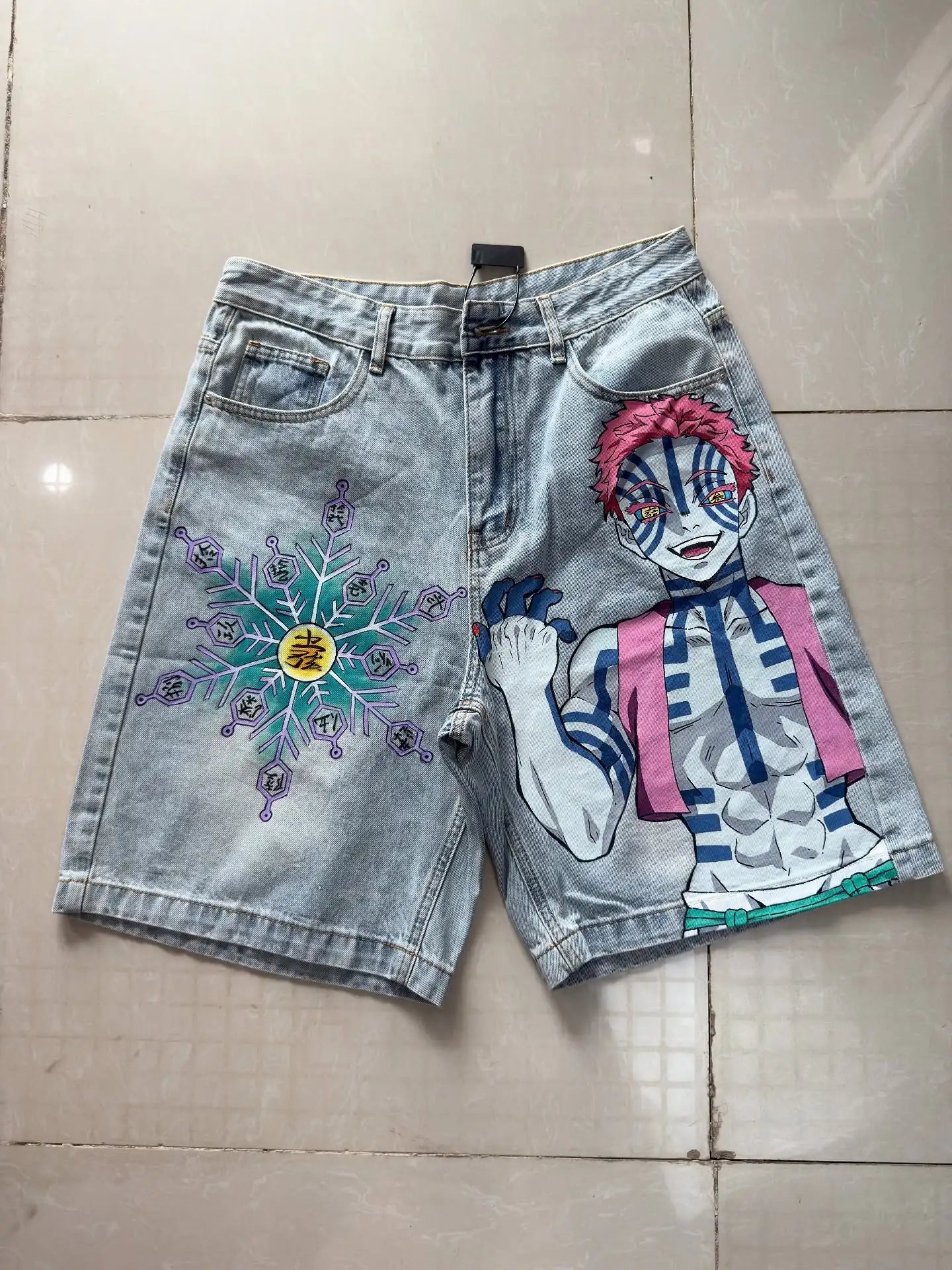 ANIME DENIM SHORT