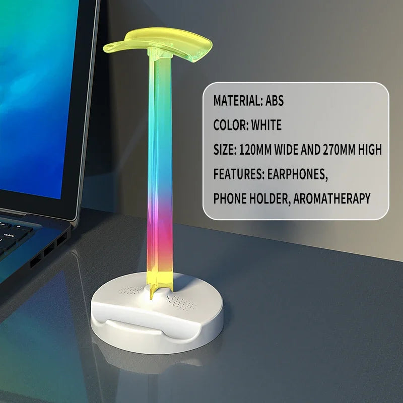 RGB gaming headset stand