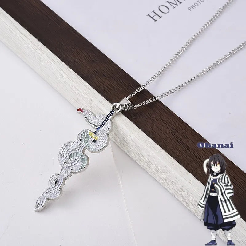 Demonslayer swords necklace