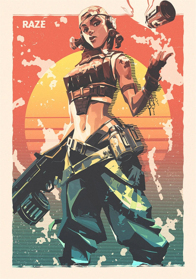 Valorant character frame