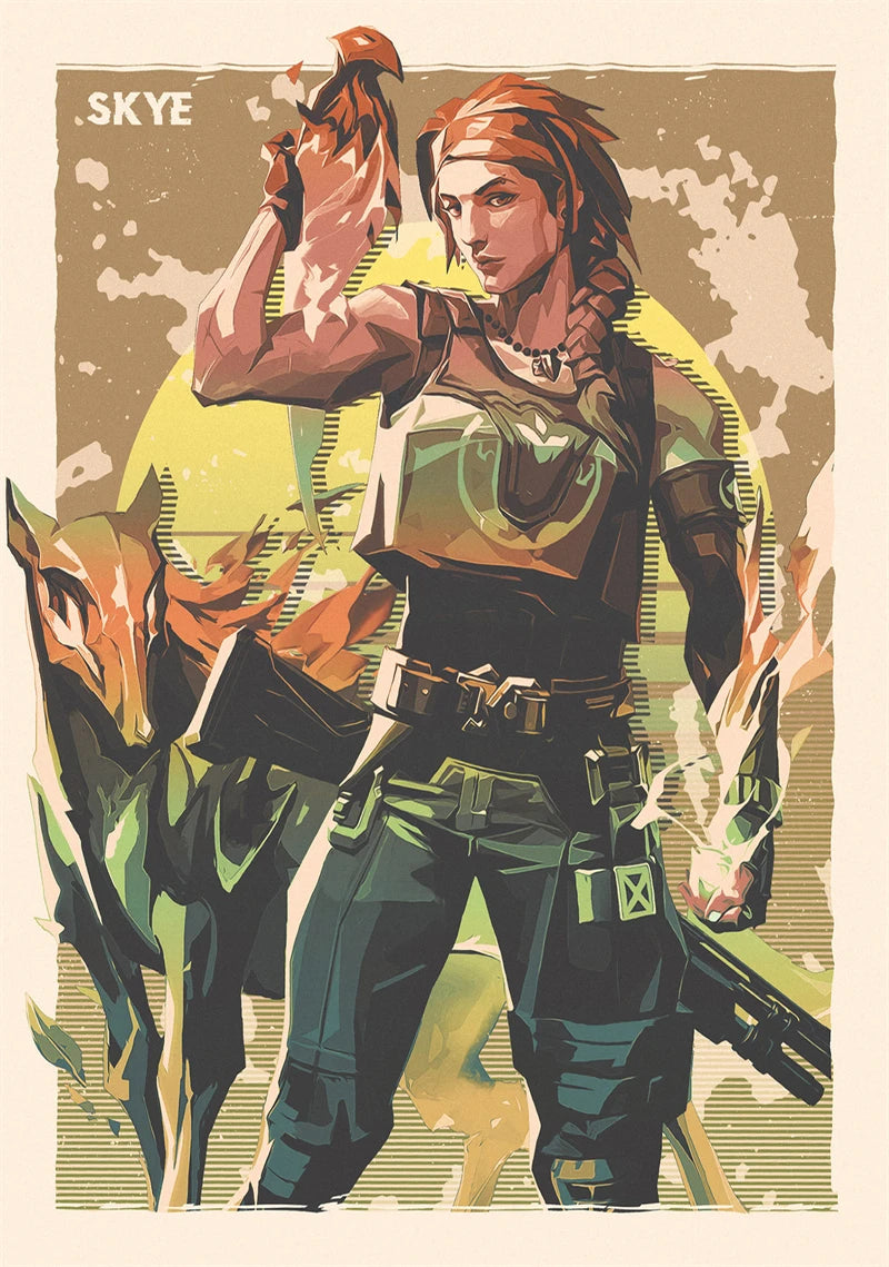 Valorant character frame