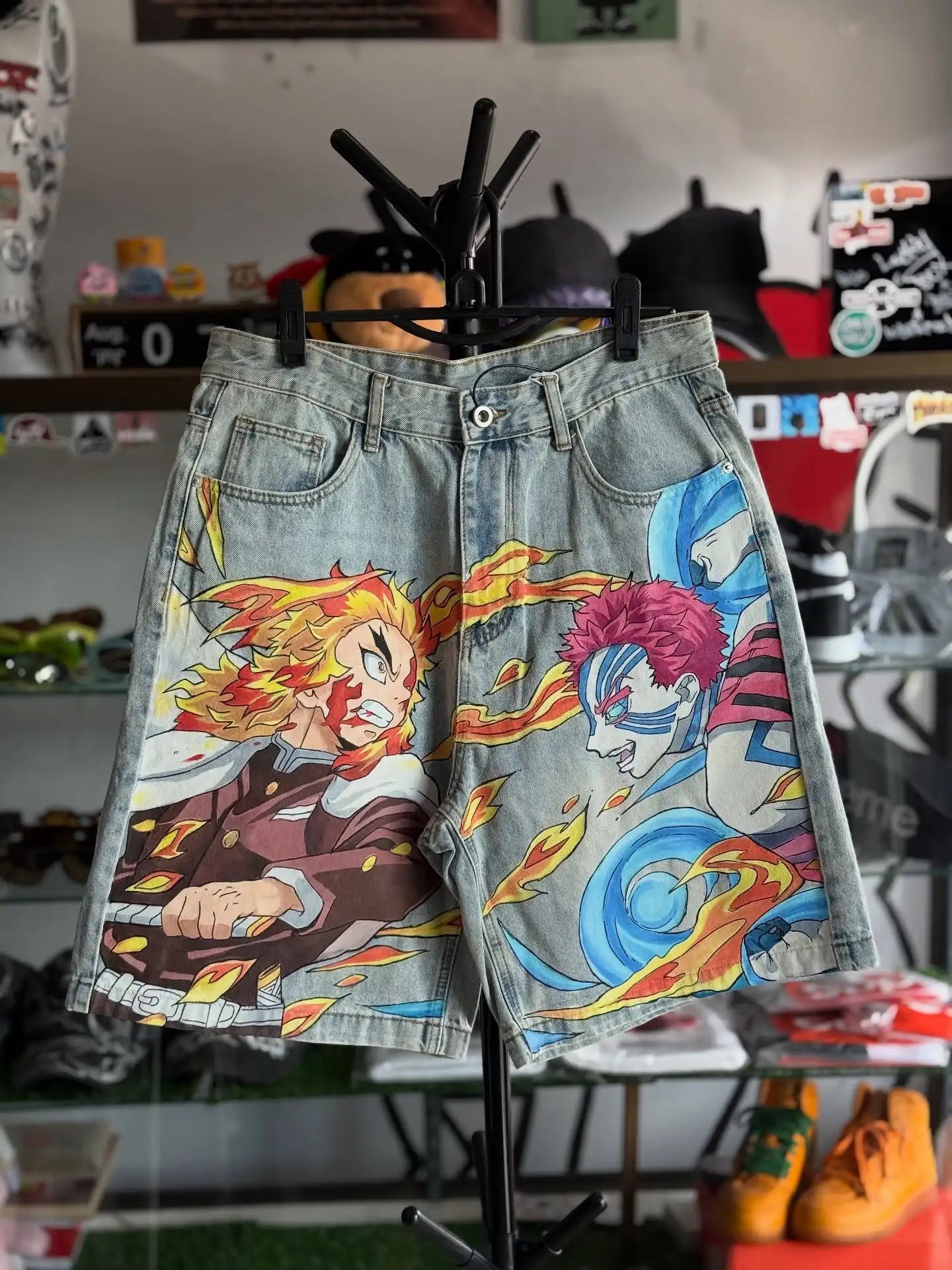 ANIME DENIM SHORT
