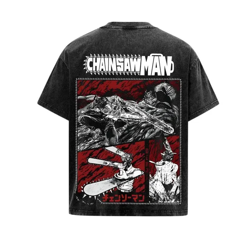 chainsawman oversized t-shirt