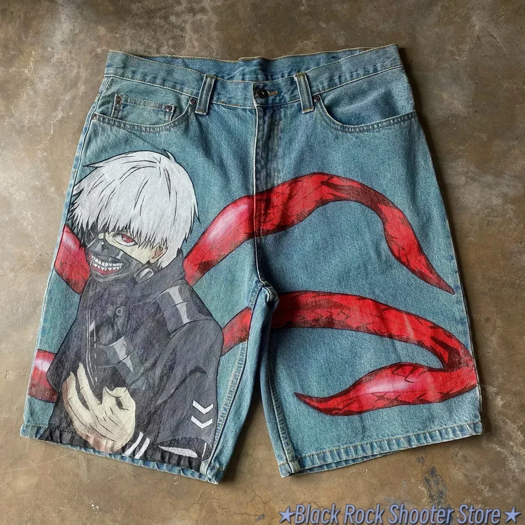 ANIME DENIM SHORT