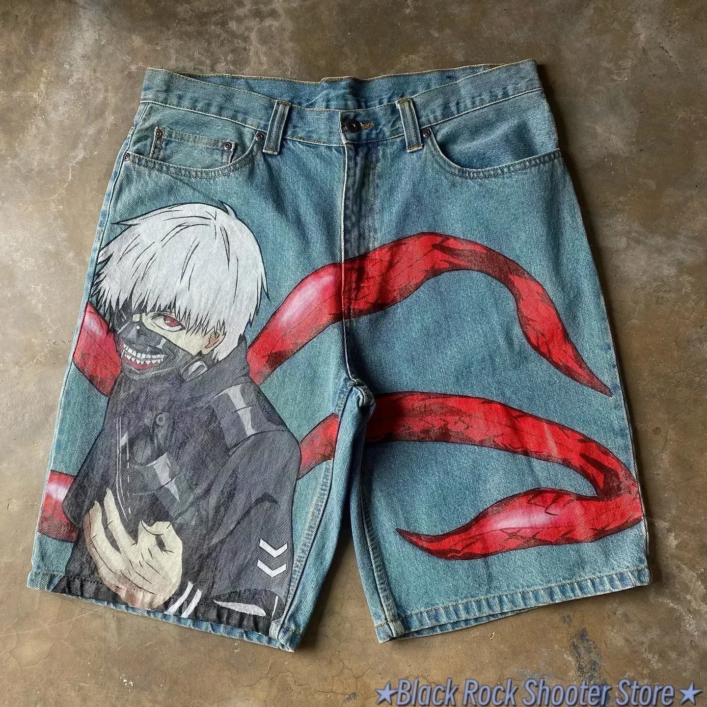 ANIME DENIM SHORT