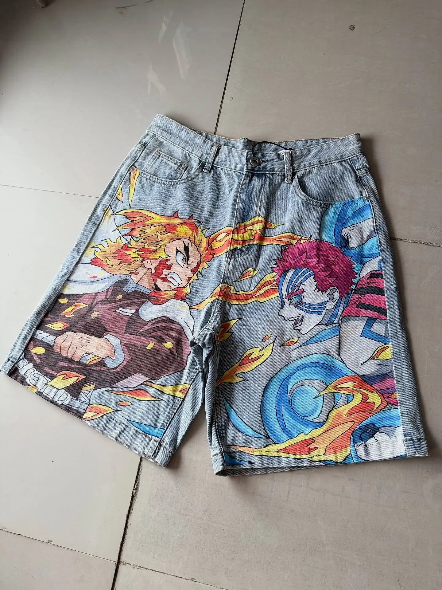 ANIME DENIM SHORT