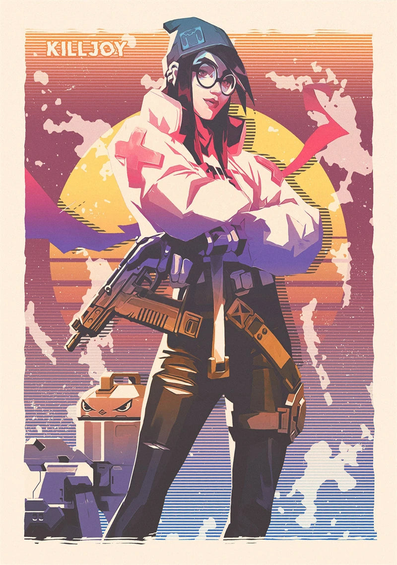 Valorant character frame