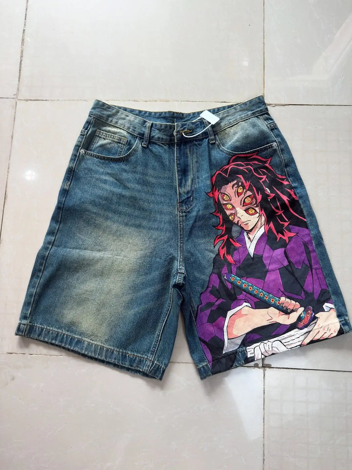 ANIME DENIM SHORT